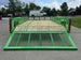 6'4" x 16' Utility Trailer Double Axle Dovetail With Gate Powder Coated (2) 3500lb  2-brakes Open back side picture 