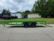 6'4" x 16' Utility Trailer Double Axle Dovetail With Gate Powder Coated (2) 3500lb  2-brakes Open right side picture 