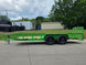 6'4" x 16' Utility Trailer Double Axle Dovetail With Gate Powder Coated (2) 3500lb  2-brakes Right side picture 