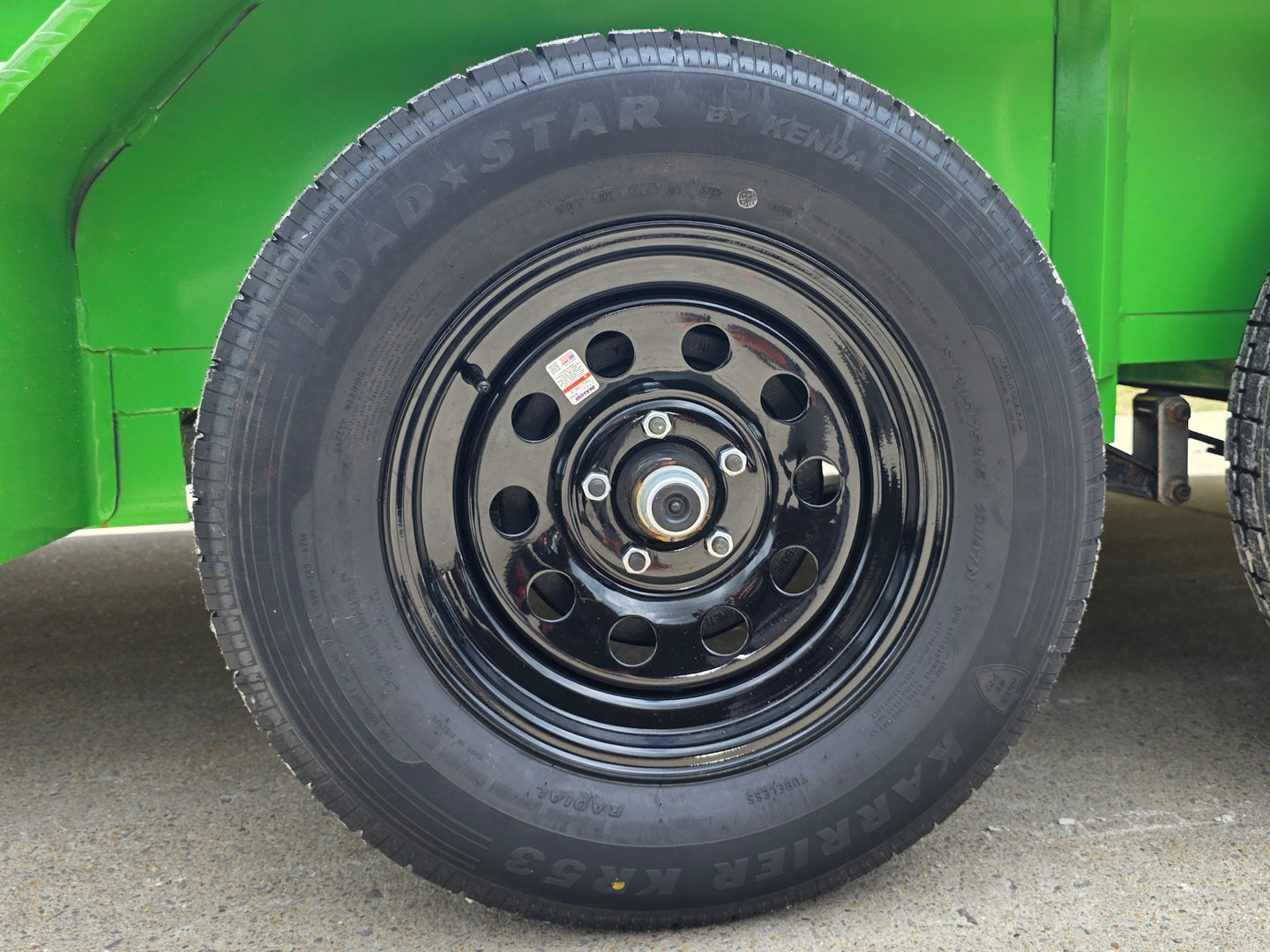 6'4" x 16' Utility Trailer Double Axle Dovetail With Gate Powder Coated (2) 3500lb  2-brakes Wheel picture 