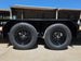 6'4" x 16 Utility Trailer Double Axle straight deck With Gate Powder Coated (2) 3500lb Axles Axle picture 