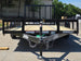 6'4" x 16 Utility Trailer Double Axle straight deck With Gate Powder Coated (2) 3500lb Axles Front side picture 