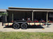 6'4" x 16 Utility Trailer Double Axle straight deck With Gate Powder Coated (2) 3500lb Axles left side picture 