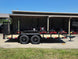 6'4" x 16 Utility Trailer Double Axle straight deck With Gate Powder Coated (2) 3500lb Axles left side picture 