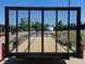 6'4" x 16 Utility Trailer Double Axle straight deck With Gate Powder Coated (2) 3500lb Axles Loading gate picture 