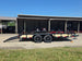 6'4" x 16 Utility Trailer Double Axle straight deck With Gate Powder Coated (2) 3500lb Axles Open left side picture 