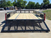 6'4" x 16 Utility Trailer Double Axle straight deck With Gate Powder Coated (2) 3500lb Axles Open back side picture 