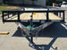 6'4" x 16 Utility Trailer Double Axle straight deck With Gate Powder Coated (2) 3500lb Axles Open front side picture 