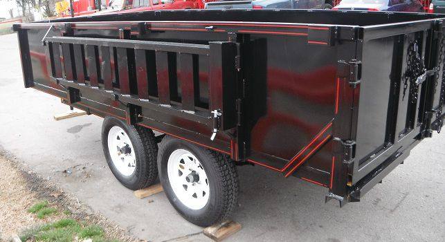 Dump Trailer 6'x12' 2 Ft Sides