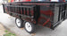 Dump Trailer 6'x12' 2 Ft Sides