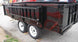 Dump Trailer 6'x12' 2 Ft Sides