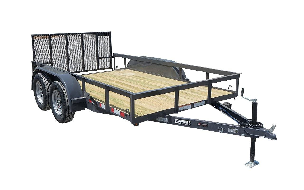 6.4x12 Dovetail Utility Trailer