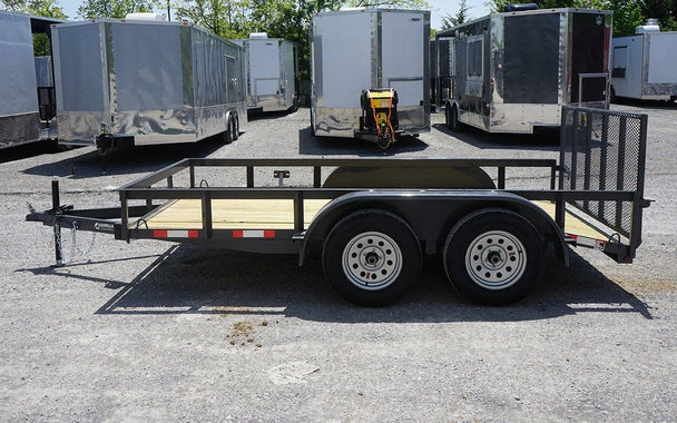 6.4x12 Dovetail Utility Trailer