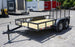 6.4x12 Dovetail Utility Trailer