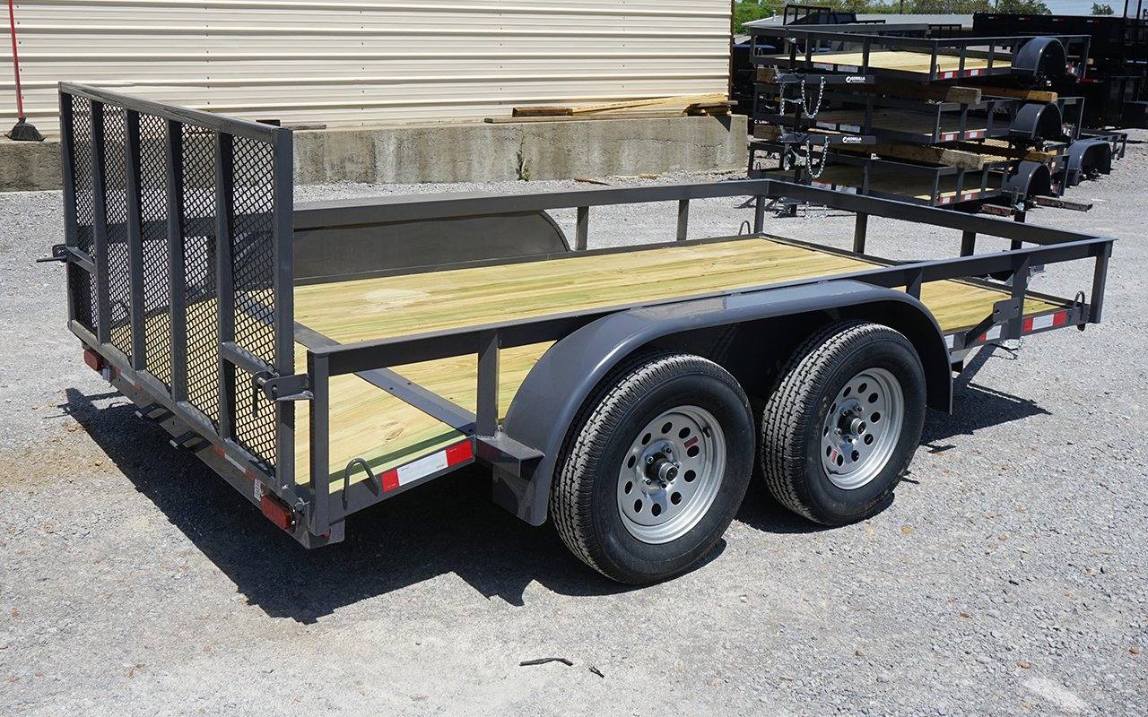 6.4x12 Dovetail Utility Trailer