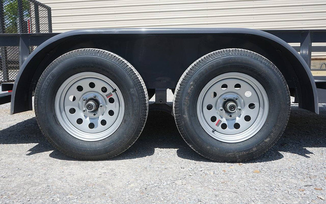 6.4x12 Dovetail Utility Trailer