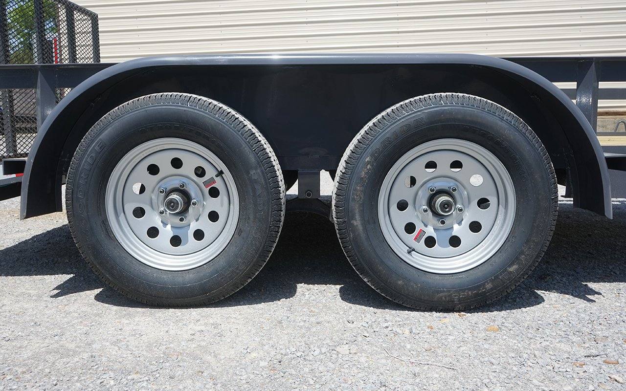 6.4x12 Dovetail Utility Trailer