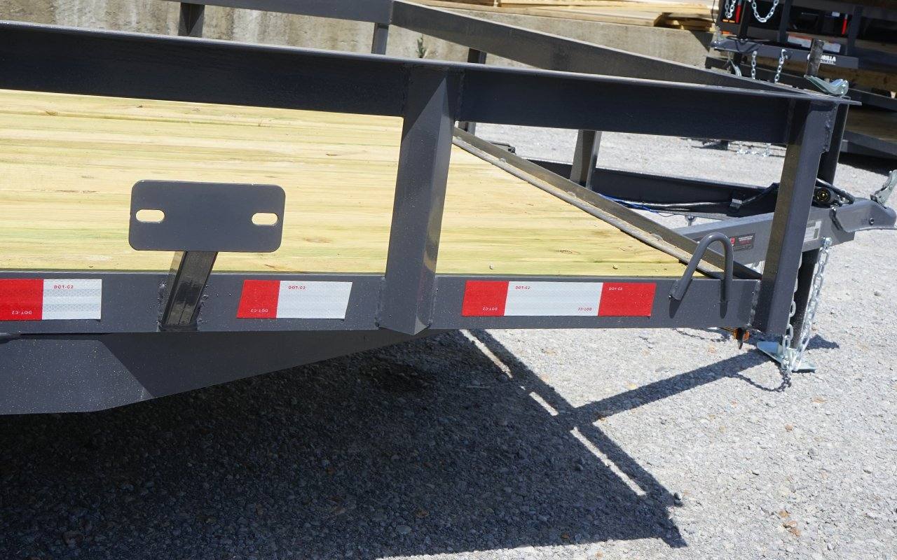 6.4x12 Dovetail Utility Trailer