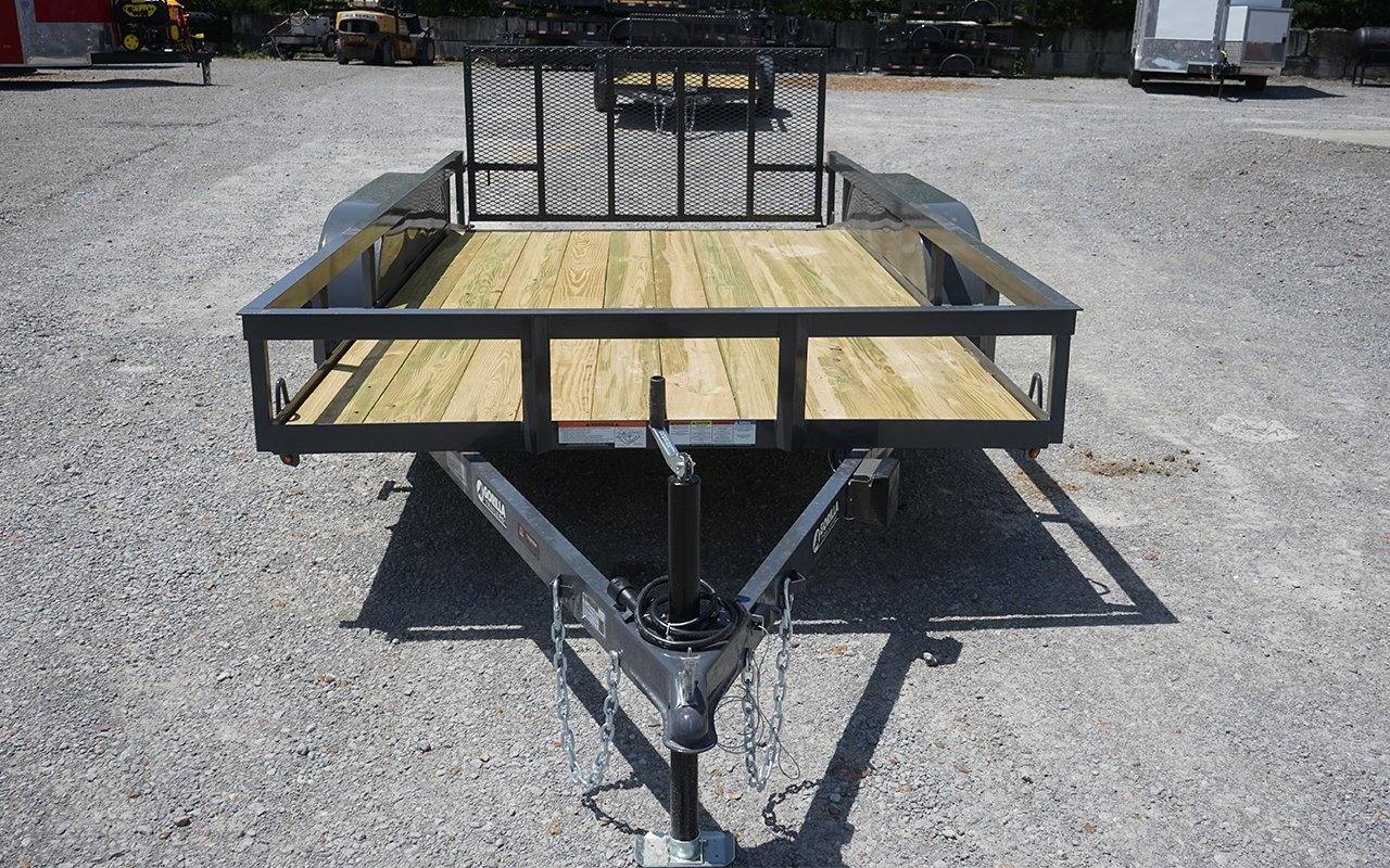 6.4x12 Dovetail Utility Trailer
