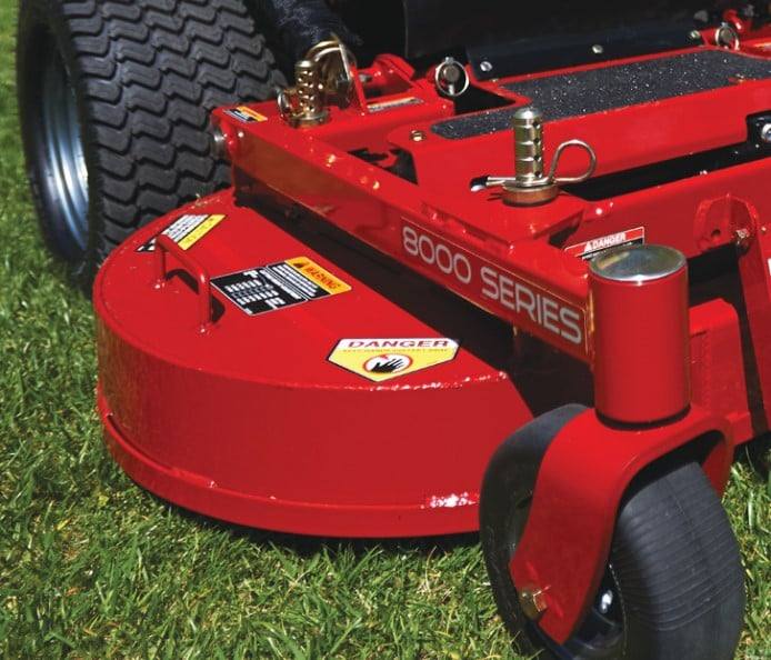 Toro 74313 8000 Zero Turn Mower 48" Direct Collect 25 hp Koh Front Left