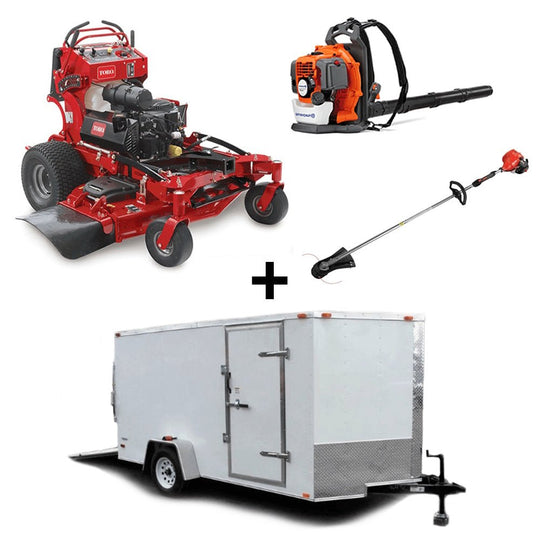 Toro 72524 60" GrandStand Stand - On Mower Enclosed Trailer Handheld Bundle - SLE Equipment - 1