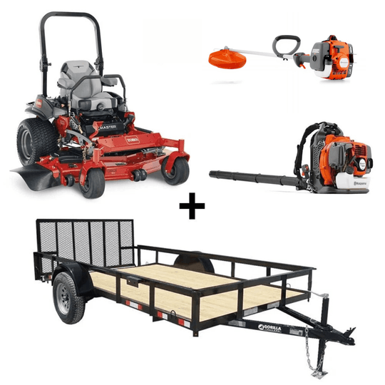 Toro 60" ZMaster 72910 Zero Turn Mower Handheld Util Trailer Bundle
