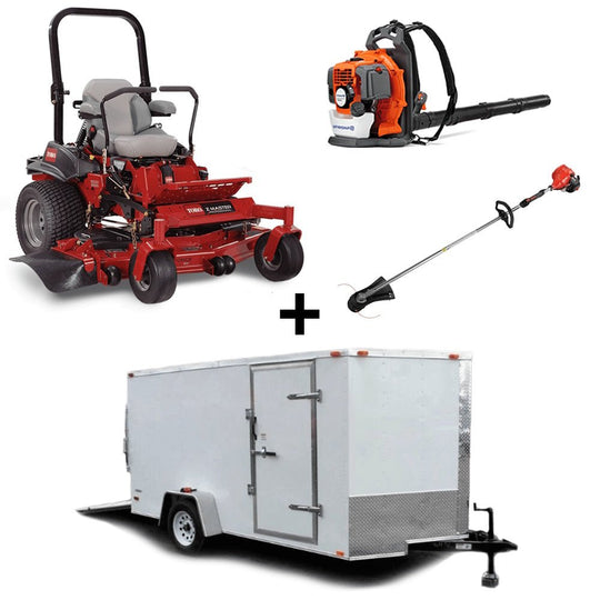 Toro 72955 ZMaster Zero Turn Mower Encl Trailer Handheld Bundle - SLE Equipment - 1