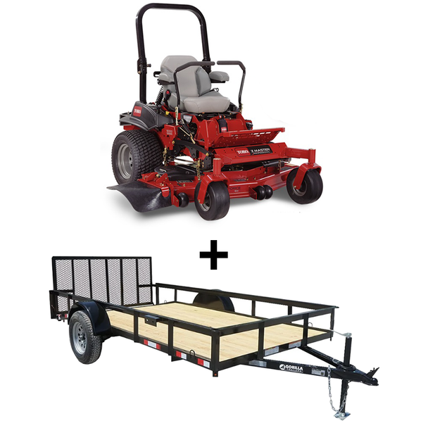 Toro 72955 ZMaster Zero Turn Mower Util Trailer Bundle