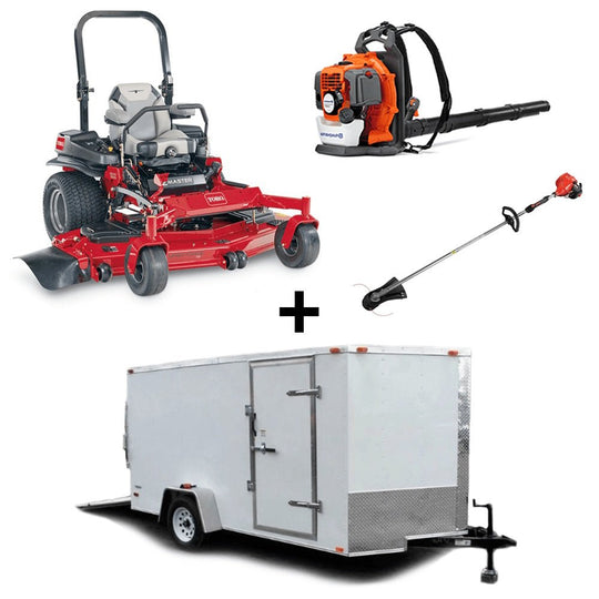 Toro 72960 ZMaster 60" Zero Turn Mower Enclo Trailer Handheld Bundle - SLE Equipment - 1