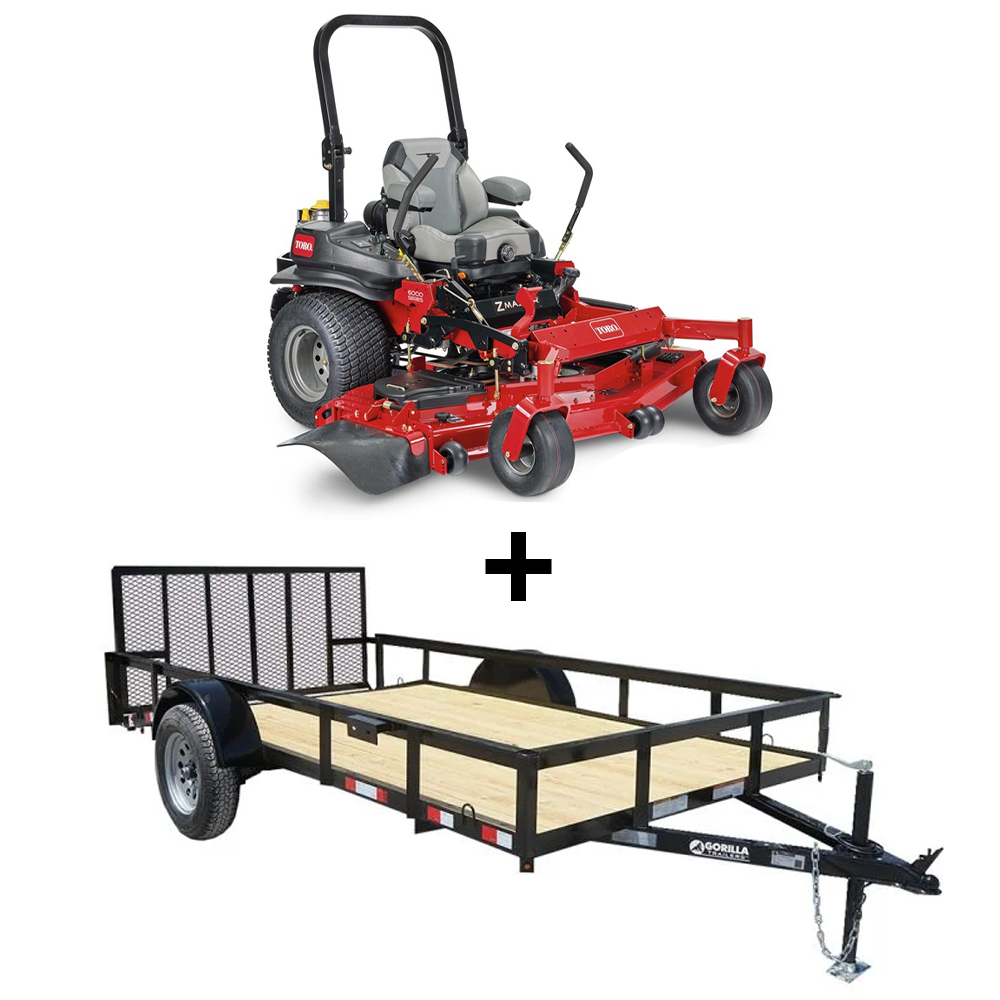 Toro 72982 ZMaster 72" Zero Turn Mower Utility Trailer Bundle