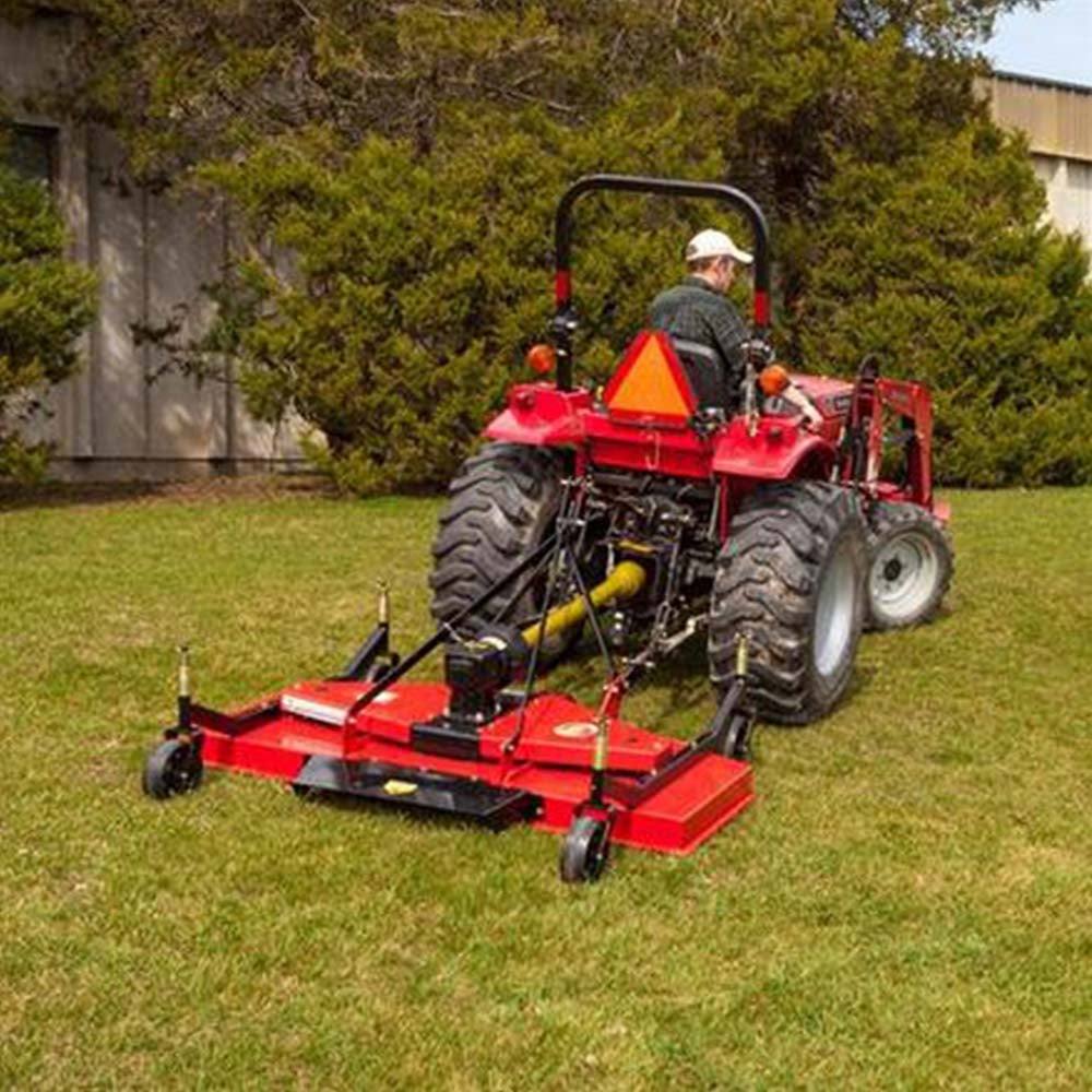 DR PTO TF130723PN Commercial Finish Mower Attachment Front Right Image