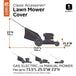 Black Lawn Mower Cover Stock