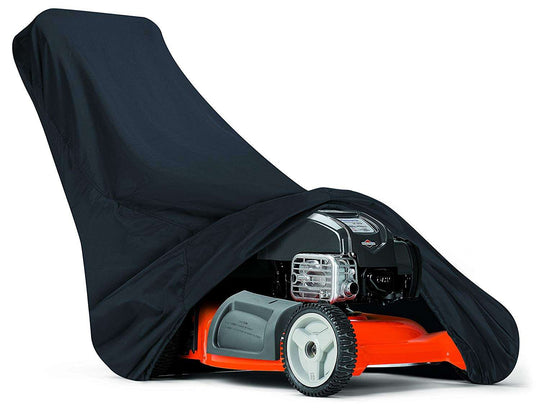 Black Lawn Mower Cover Stock