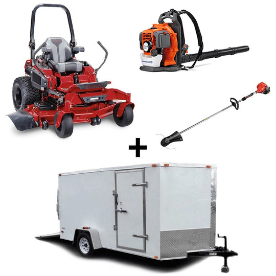 Toro ZMaster 52" 74052 Zero Turn Lawn Mower Handheld Encl Trailer Bundle - SLE Equipment - 1