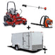 Toro 74055 ZMaster MyRide Zero Turn Mower Handhelds Encl Trailer Bundle - SLE Equipment - 1