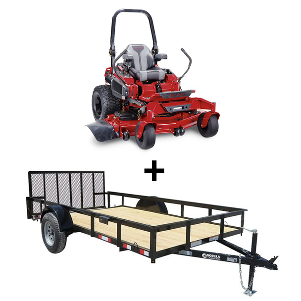 Toro 74055 ZMaster MyRide Zero Turn Mower Utility Trailer Bundle