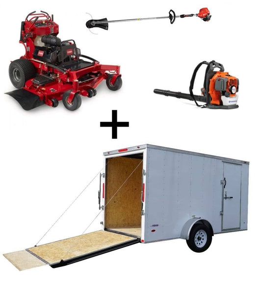Toro 72509 GrandStand Stand On Mower Encl Trailer Handheld Bundle - SLE Equipment - 1