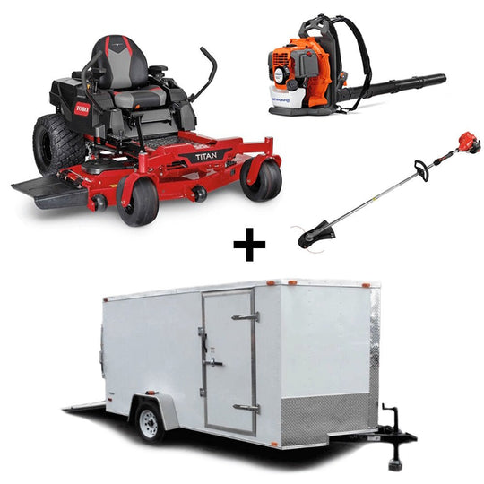 Toro 75306 Titan 60" Zero Turn Mower Encl Trailer Handheld Bundle - SLE Equipment - 1