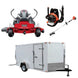 Toro 75760 60" Zero Turn Mower Enclosed Trailer Handhelds Pack - SLE Equipment - 1