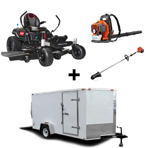 Toro 75763 60" TimeCutter Havoc MyRIDE Zero Turn Mower Encl Trailer Handheld Bundle - SLE Equipment - 1