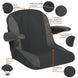 Classic 52 - 145 - 380401 - 00 Large Neoprene Paneled Tractor Seat Cover - SLE Equipment - 3