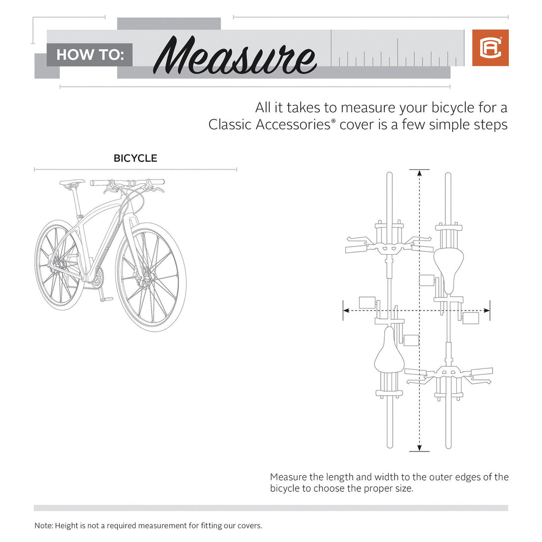 Classic Accessories Bicycle Cover Stock 1