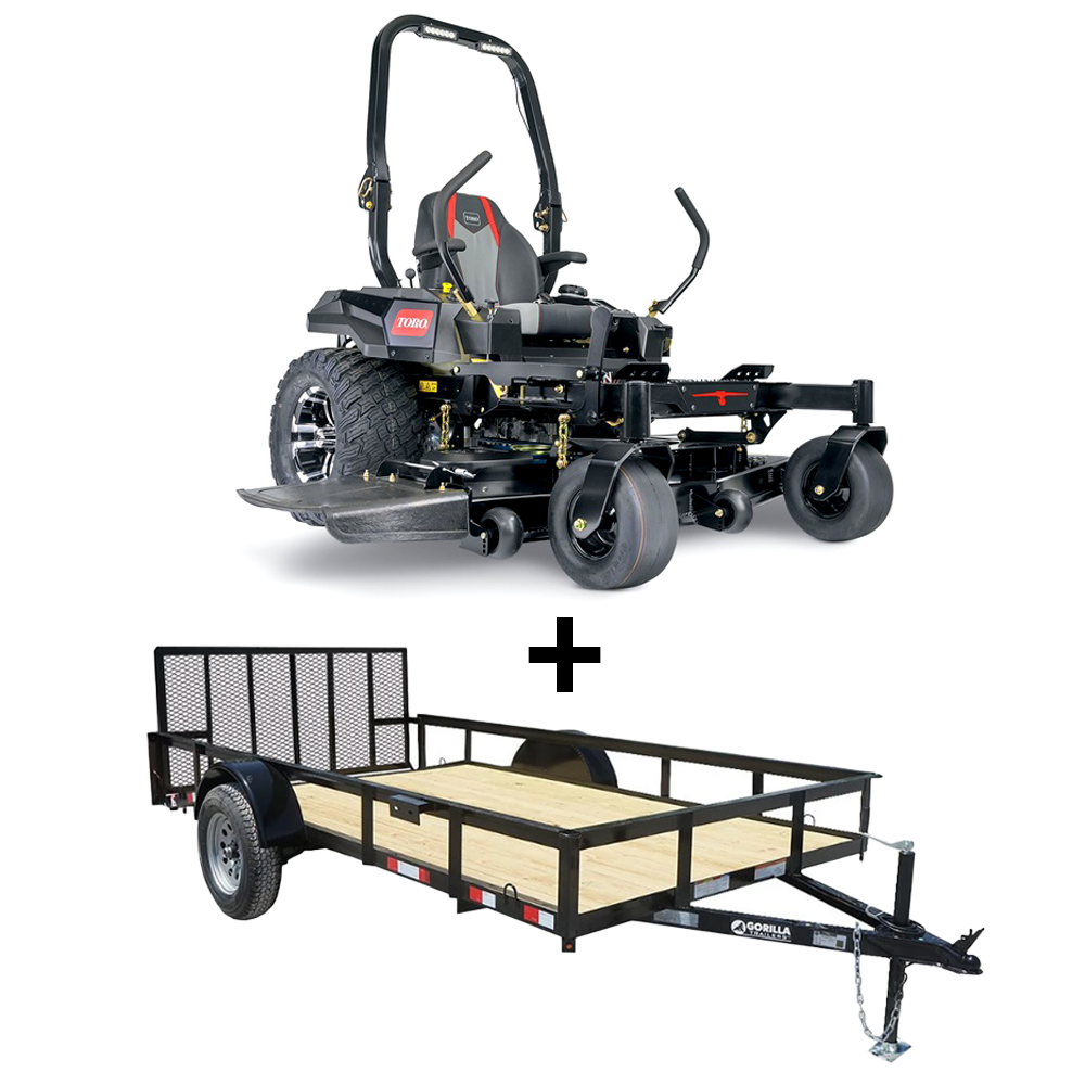 Toro 76602 60" Titan MAX Havoc Zero Turn Mower Util Trailer Bundle