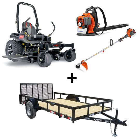 Toro 76602 60" Titan MAX Havoc Zero Turn Mower Util Trailer Handheld Bundle