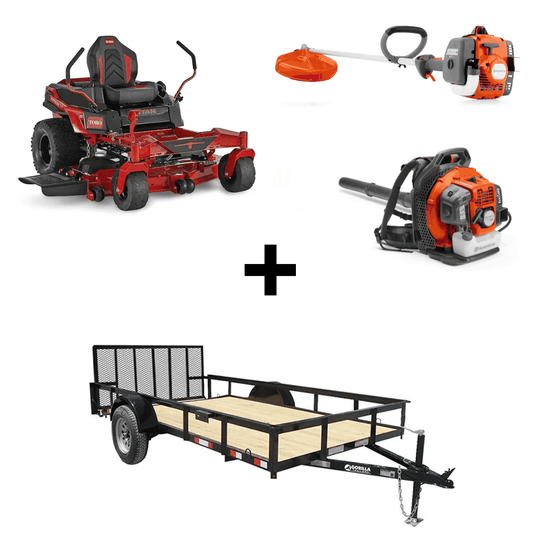 Toro 76604 60" Titan Zero Turn Mower 26HP Kohler Handheld Utility Trailer Package Deal - SLE Equipment - 1
