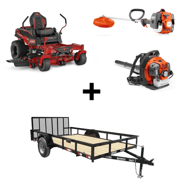 Toro 76604 60" Titan Zero Turn Mower 26HP Kohler Handheld Utility Trailer Package Deal - SLE Equipment - 1