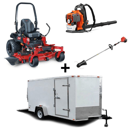 Toro 77287 ZMaster 60" Zero Turn Mower Encl Trailer Handhelds Bundle - SLE Equipment - 1