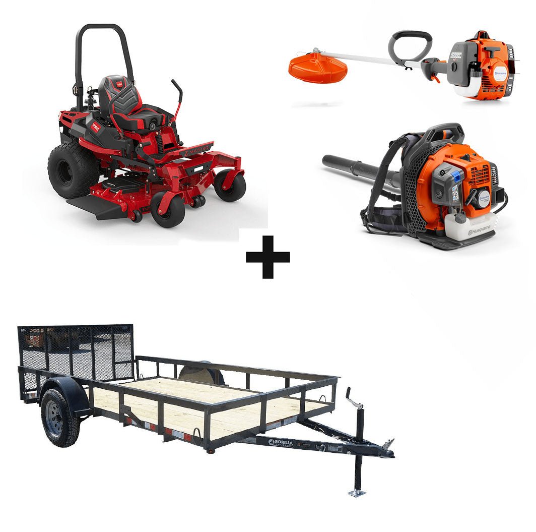 Toro 77291 52" ZMaster MyRIDE Zero Turn Mower Utility Trailer Handheld Package - SLE Equipment - 1