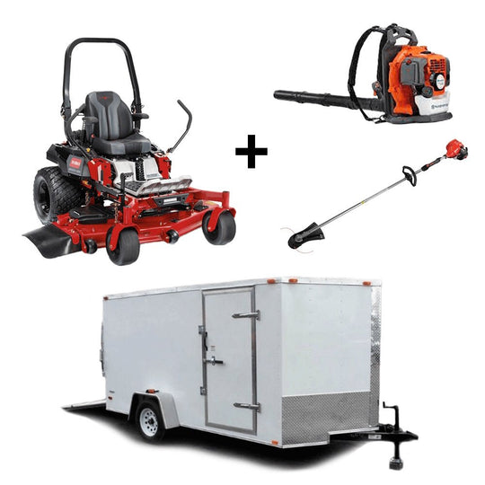 Toro 77293 60" ZMaster Mower Enclosed Trailer Handheld Package Deal - SLE Equipment - 1