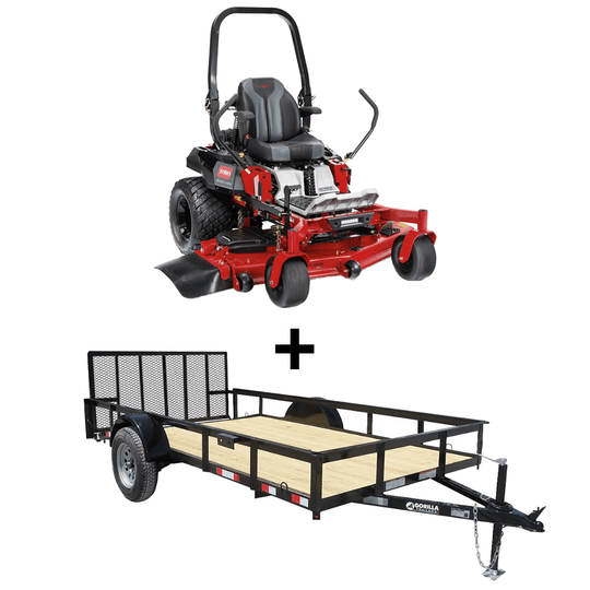 Toro 77293 60" ZMaster Mower Utility Trailer Package Deal - SLE Equipment - 1